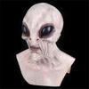 ET Cosplay Costume Halloween Party Saucer Man 3D Full Face Mask for Adults