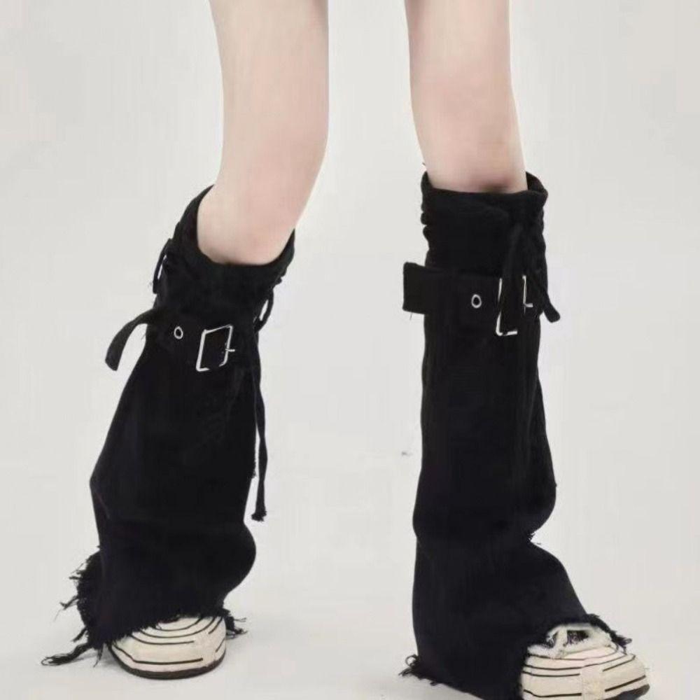 Y2k Y2k Stockings Spicy Girl Long Stockings Casual Trumpet Leg Covers  Girls