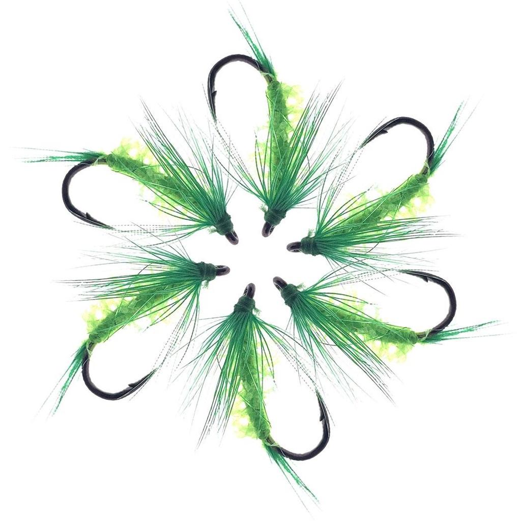 5/10 Teile/schachtel Mischfarben Insekten Fliegen Fliegen Angeln Lockt Fliegen Schwimmenden Köder Trockenen Fliegen Forelle Künstliche Kurbel Haken locken