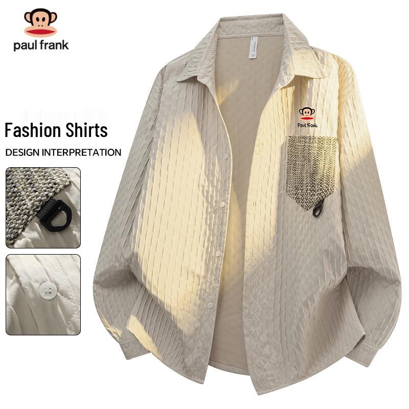 

Paul Frank Long Sleeve Color Block Pocket Shirt L