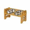 Elevated Pet Feeder with Stainless-Steel Bowls Sturdy for Dogs, Pets
