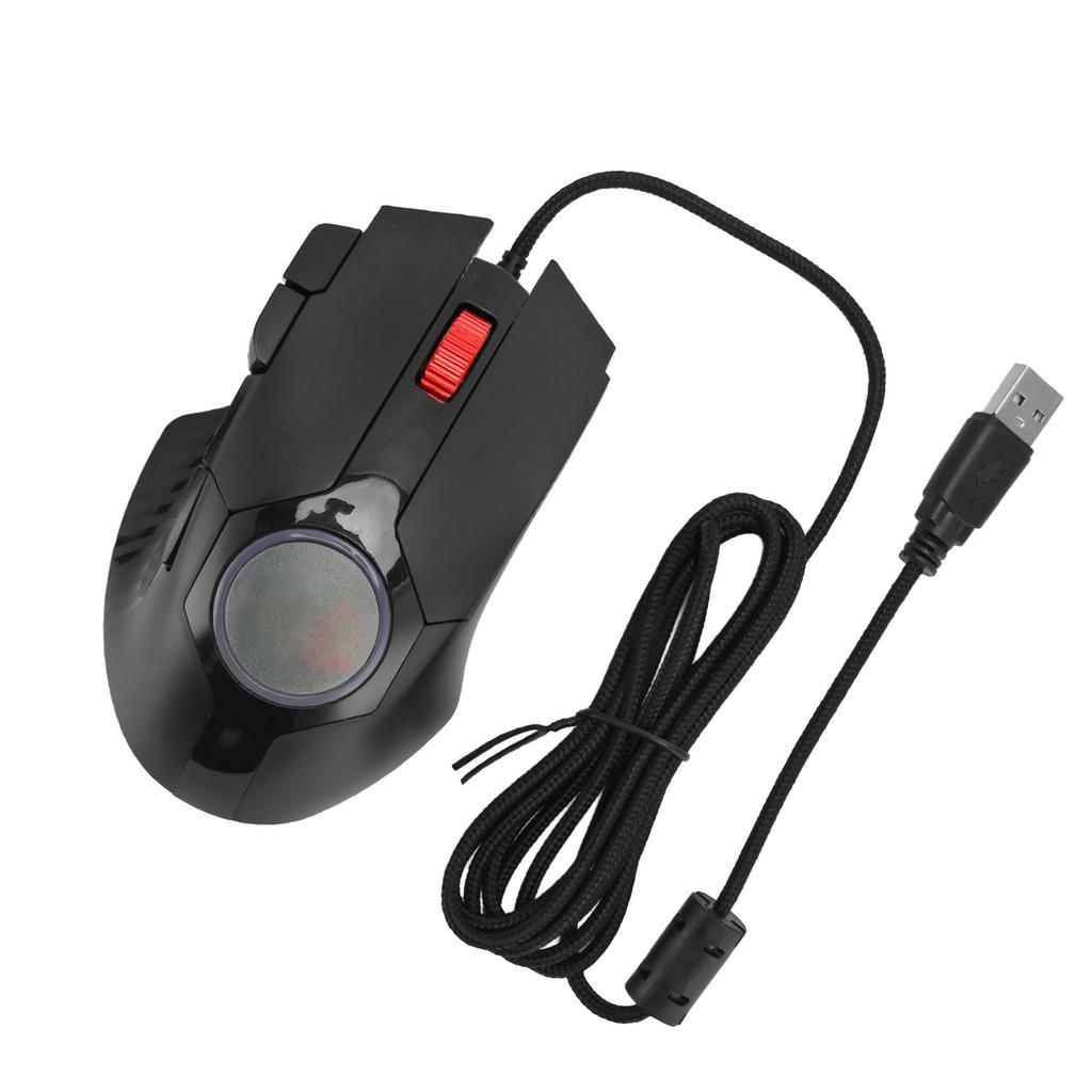 Gaming Mouse 7200 DPI RGB Backlit 8 Keys BT Mouse with Fire Button for Laptop PC
