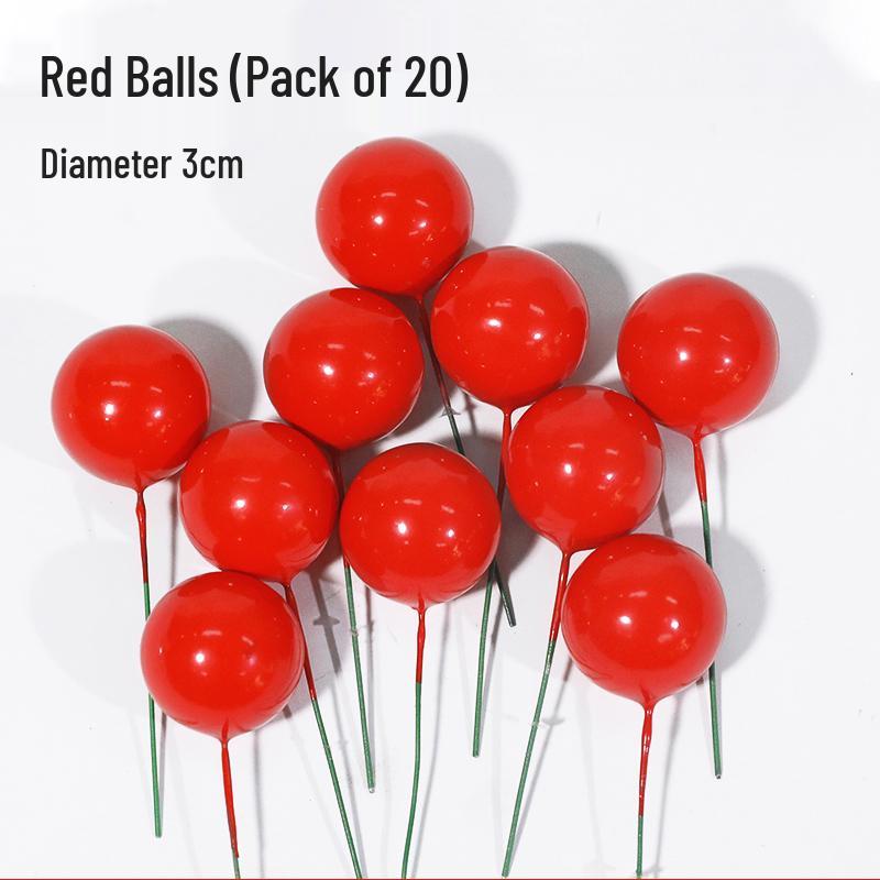 Cake Decoration Balls: Gold & Silver Spheres for Baking & Christmas Decor
