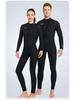 European & American 3MM Wetsuit: Unisex Long Sleeve Snorkeling & Surfing Suit for Cold-Proof Winter Swimming
