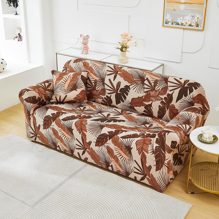 1 PC Elastic Sofa Cover Stretch Sofa Cover For Living Room Protector Removable Washable Slipcover Easy To Install & Remove