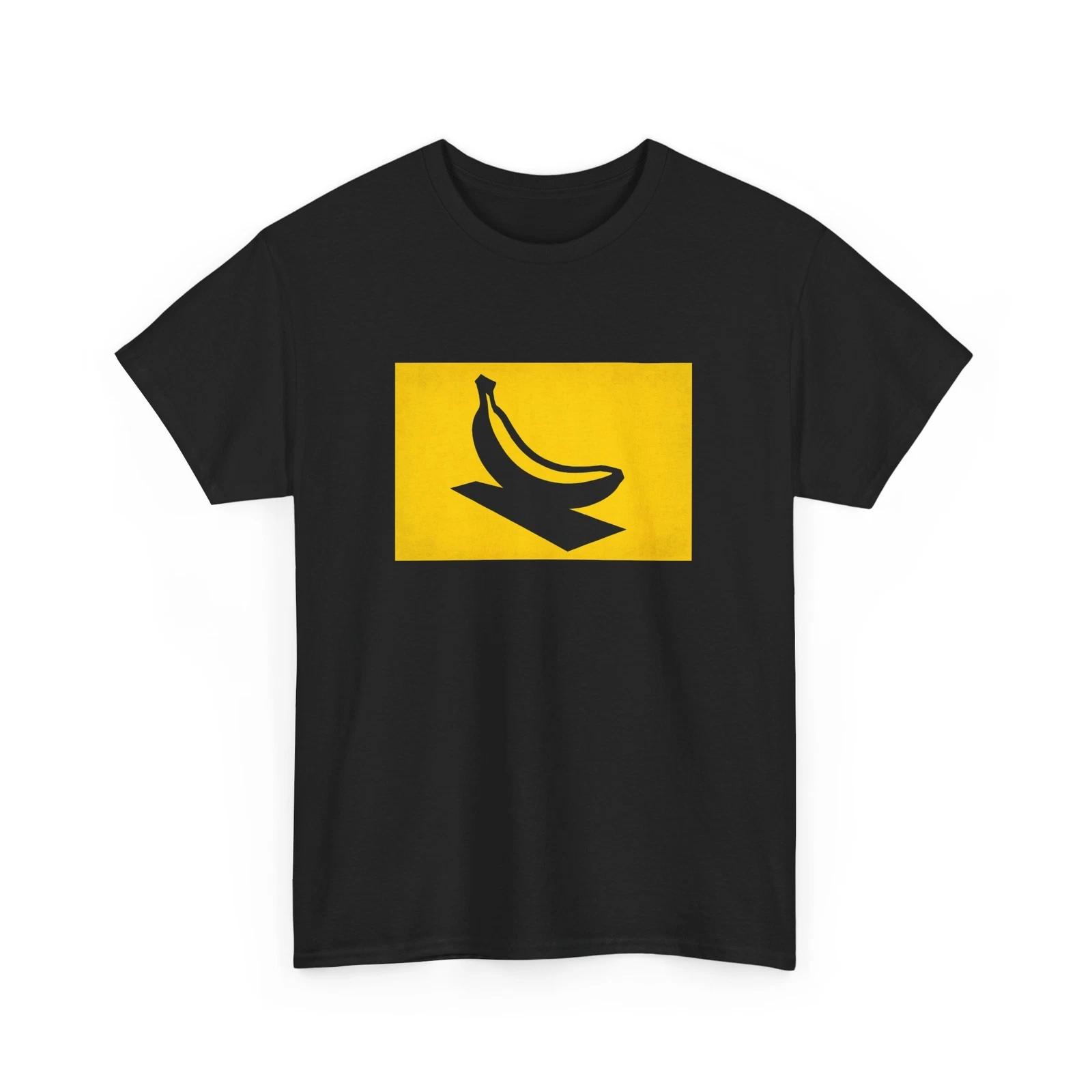 Unisex Adult T Shirt Block Shadow Banana Silhouette Fruit Designer Minimalist 4XL