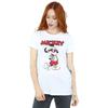Disney Womens/Ladies Mickey Mouse Hipster Cotton Boyfriend T-Shirt