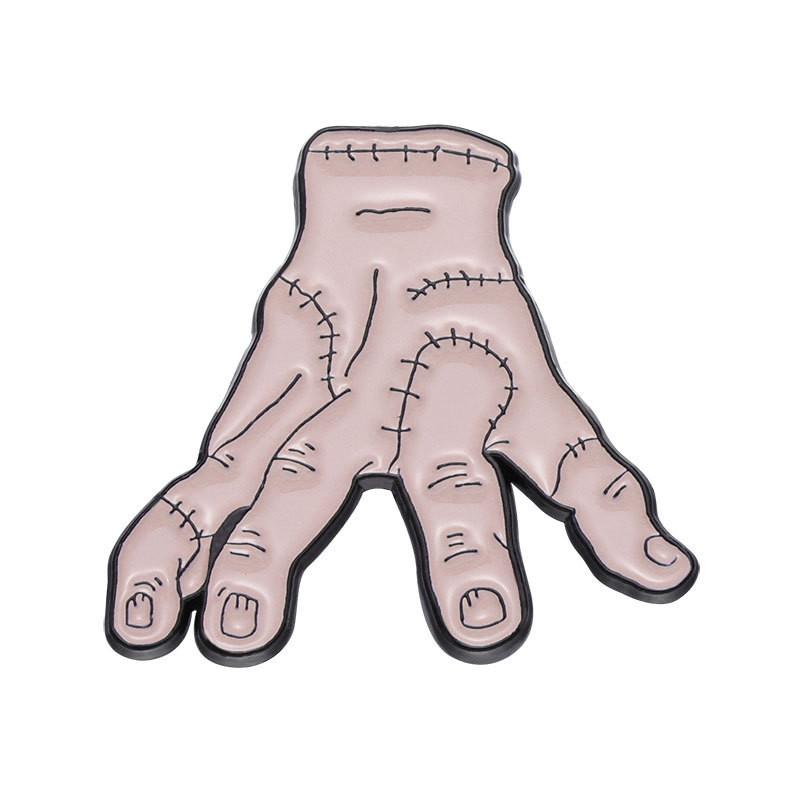 Metal Decorative Eyecatching Pin Brooch Featuring Animals And Design Letters