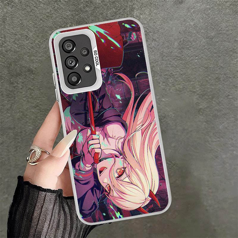 Anime Character Power CSM Soft Phone Case for Samsung A17 A16 A15 A14 A13 A57 A56 A55 A54 A53 A37 A36 A35 A34 A33 A26 A25 A24 A2