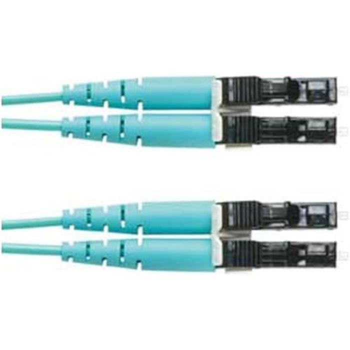 Câble de fibre optique - PANDUIT - FZ2ELLNLNSNM005 - 5 m - OM4 - LC Duplex - Turquoise