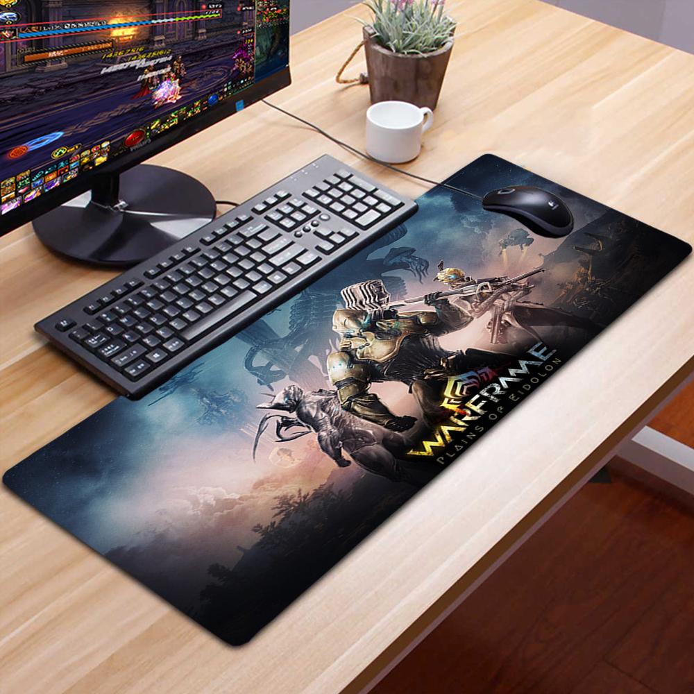 Warframe Helden Spiel Mauspads Alfombrilla Gaming Zubehör Rutschfestes Mauspads XXL Mauspads 90x30 Tappetino Mouse Tapis De Souris