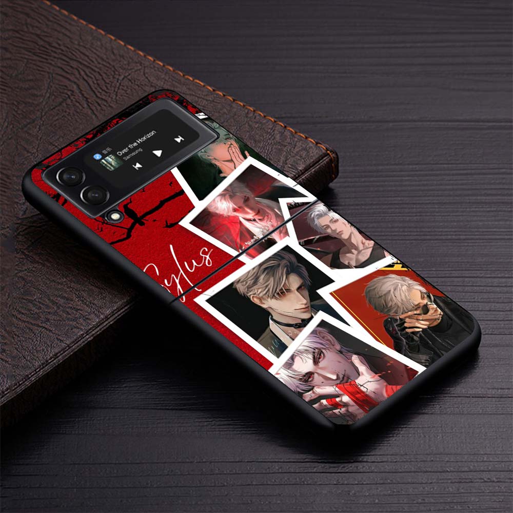 Love And Deepspace Sylus Phone Case For Samsung Galaxy Z Flip3 Flip4 Flip5 Flip6 Flip7 For Z Flip 7 6 5 4 3 5G Hard Folding Cove