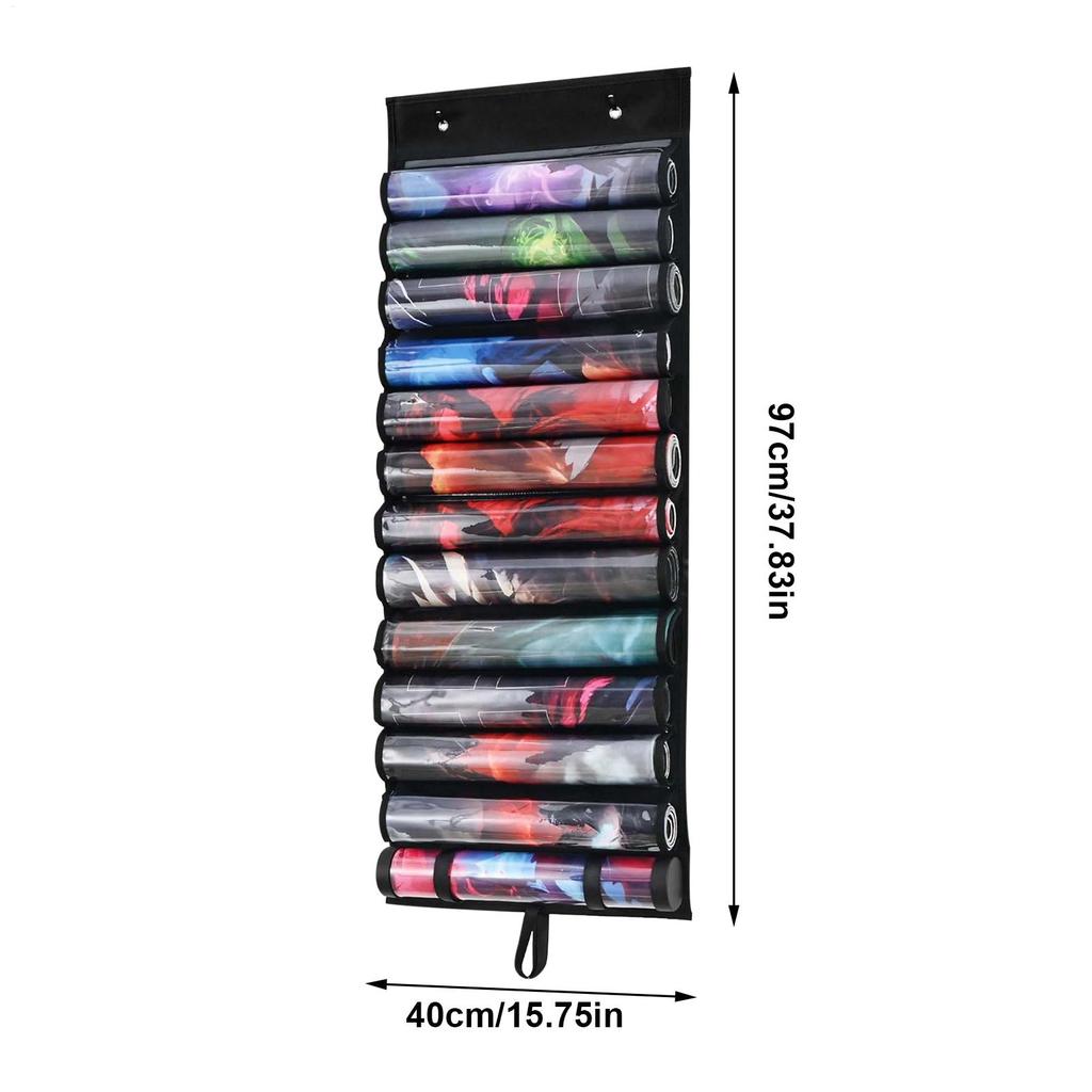 Game Mat Tube Holder Portable Game Mats Case Organizer Bag With Transparent Slots For Family Gatherings Birthday Party Play Area