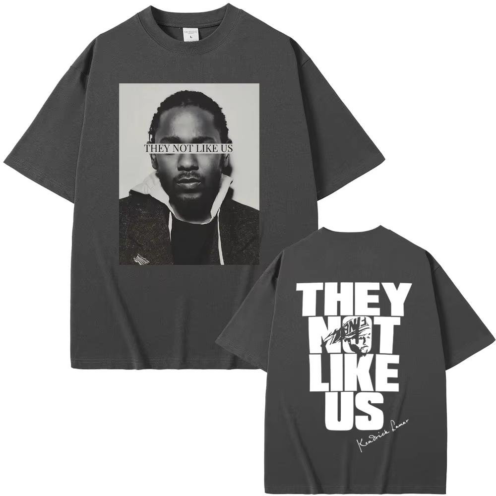 Rapper Kendrick Lamar They Not Like Us Tshirts Men Fashion Hip Hop Tshirts 2026 SpringSummer Mens Cotton Vintage Top