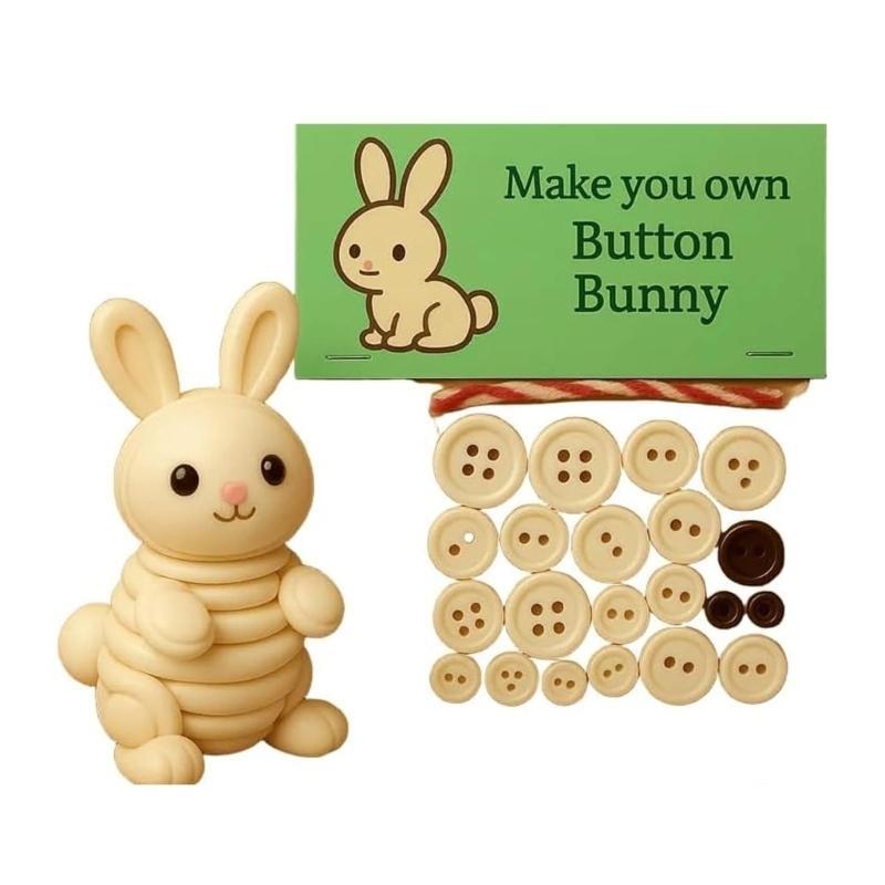 

Plastic Button Animal Ornament With Step By Step Guide for Home Decoration