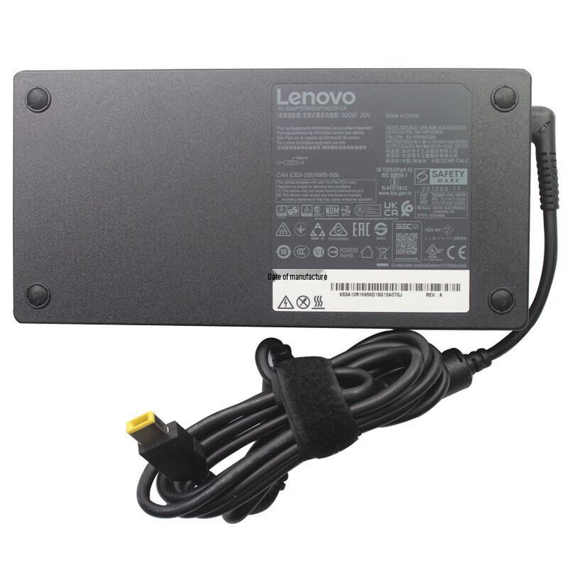 Lenovo 300W Square Port Laptop Power Adapter