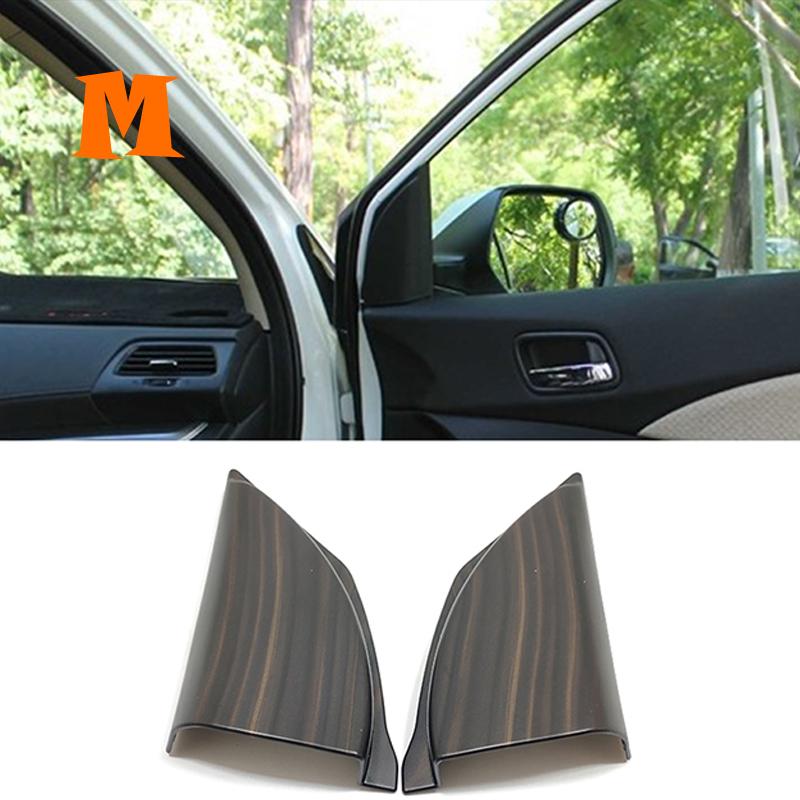 Für Honda CRV CR-V Pfirsich Holz Auto Klimaanlage AC Schalter Taste Aufkleber Abdeckung Trim 2012 13 14 15 2016 Styling