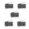 Limit Control Microswitch Assembly, KW11 KW12 Contact Button Unit with Black Housing and 5A 125V 250V Rating Body