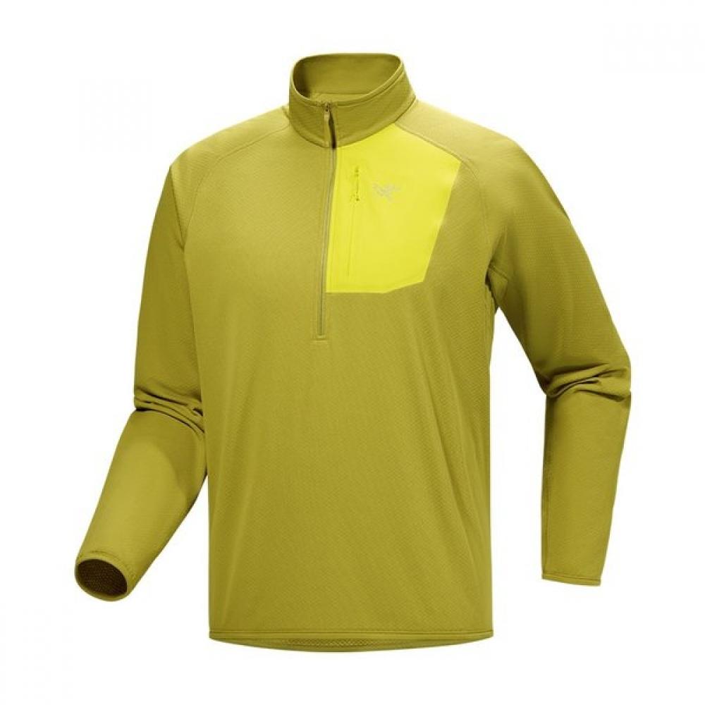 Arc Teryx Fw25 Delta 1 2 Zip Men Atpfm10550 OLIVE MOSS / EUPHORIA/S