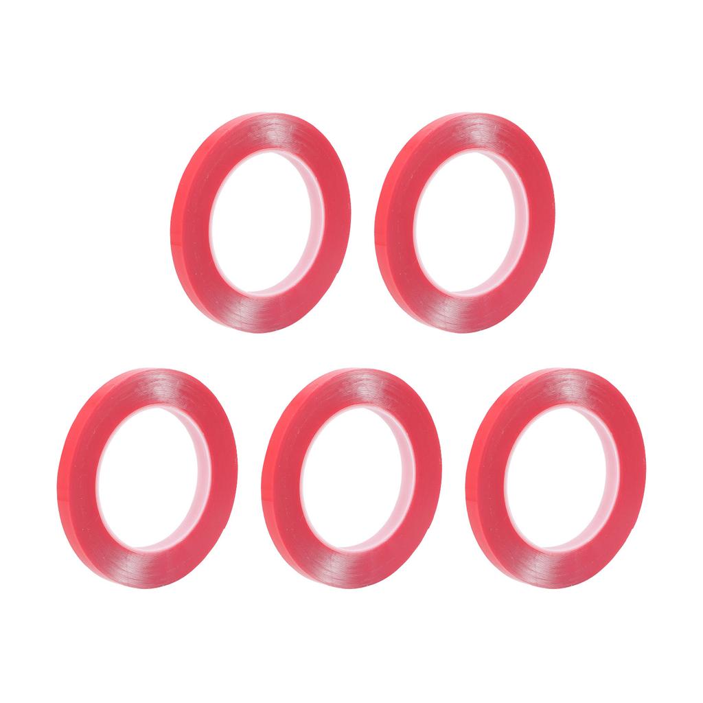 5Pcs Double Sided Adhesive Tape Transparent Acrylic High Temperature Resistant High Adhesion