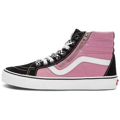 Sk8 Reissue Side Zip High Top Skate Shoes Unisex Sneakers Pink VN0007NZPCA