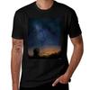 Ruimte (1) T-shirt Grote Maat Ronde Hals T-shirt