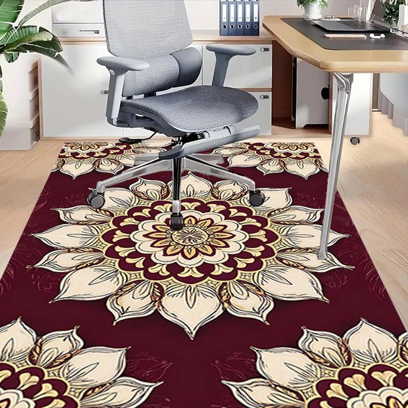 1PC Floral Pattern Extra Large Non Slip Floor carpet, Office, family, Studio   Large Area Rug Indoor Rugs, Bold Statement Piece