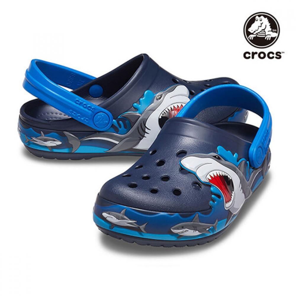

Crocs SKies Slipper Sandals Tqj 207070 410 FlsharKlightsclog K Navy 130