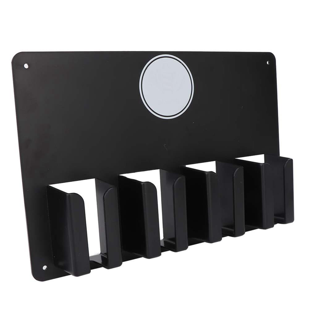

Wall Mounted Electric Hair Clipper Storage Rack Multi-Slot Storage Hair Clipper Organizer Home Use