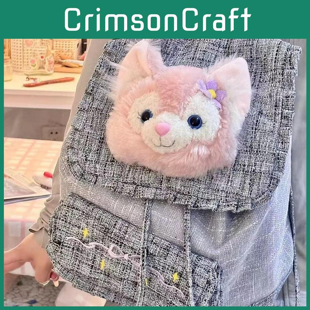 Japanese Ins Rinabara Student Backpack With Plush Accents And 20l To 35l Storage For School And Travel