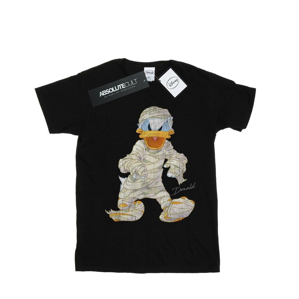 Disney Womens/Ladies Mummy Donald Duck Cotton Boyfriend T-Shirt