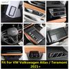 Steering Wheel / Window Lift / Middle Air AC Outlet Vent Cover Trim ABS Accessories For VW Volkswagen Atlas / Teramont