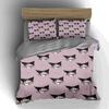 Cartoon Character Hearts Bedding Duvet Cover Sets Duvet Covers Pillowcases Gifts (1 * Duvet Cover 2 * Pillowcases, Without Duvet Insert)