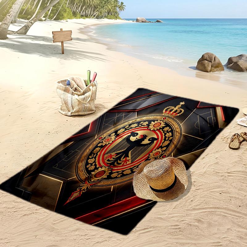 Asciugamano da Spiaggia Stampa Calcio Belgio Asciugatura Rapida Super Assorbente Morbido Asciugamano da Bagno per Nuoto Spiaggia Viaggio Souvenir Regalo