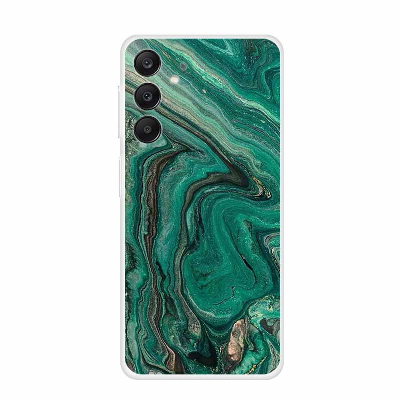 Marble Patterns Phone Case for Samsung A25 Soft Transparent TPU Clear Cover for Samsung Galaxy A 25 Protective Silicone Shell