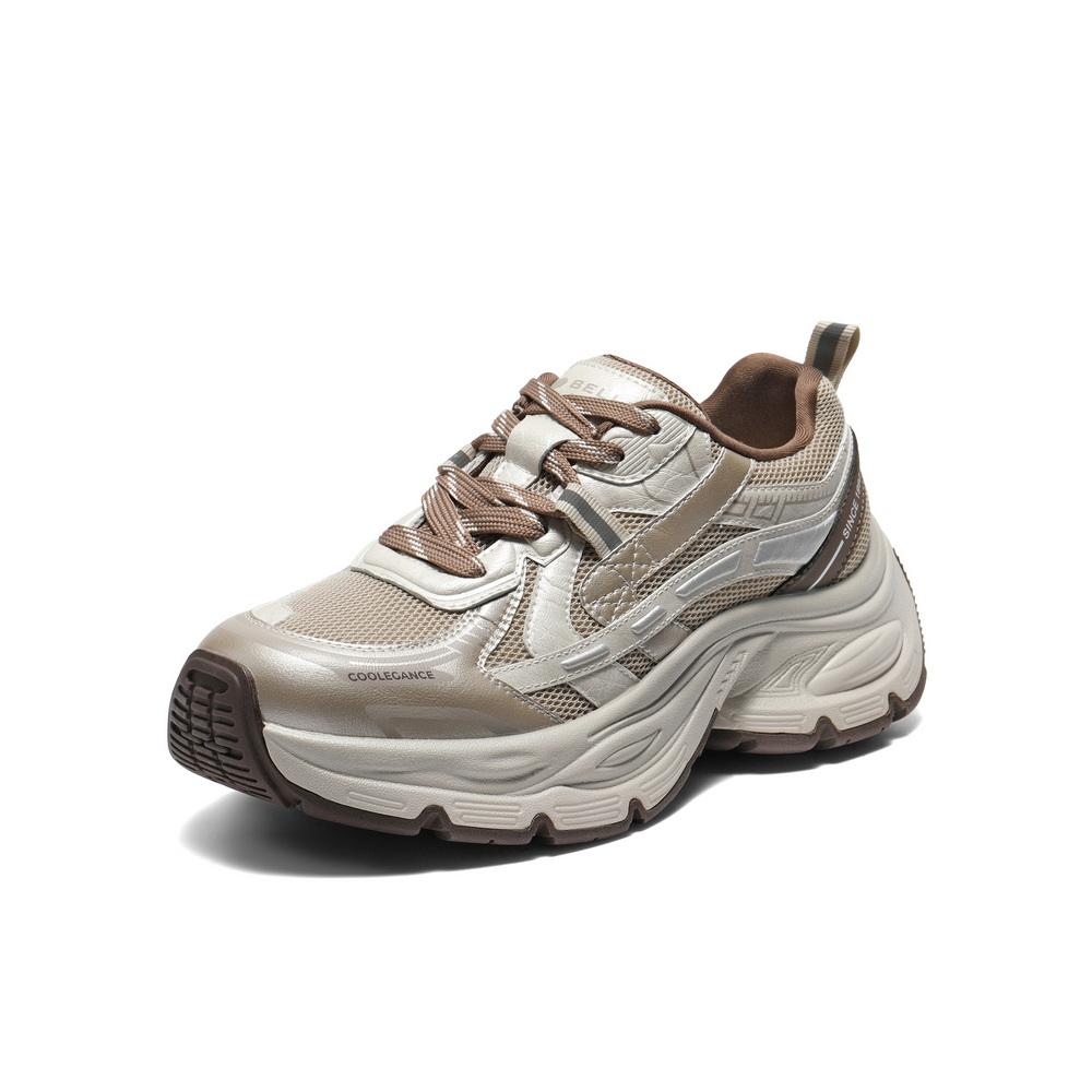 Belle Women's Splicing Color Contrasting Dad Shoes