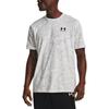 Under Armour Printed Logo Camouflage Crew Neck T-Shirt Men Tops White 1357727-100