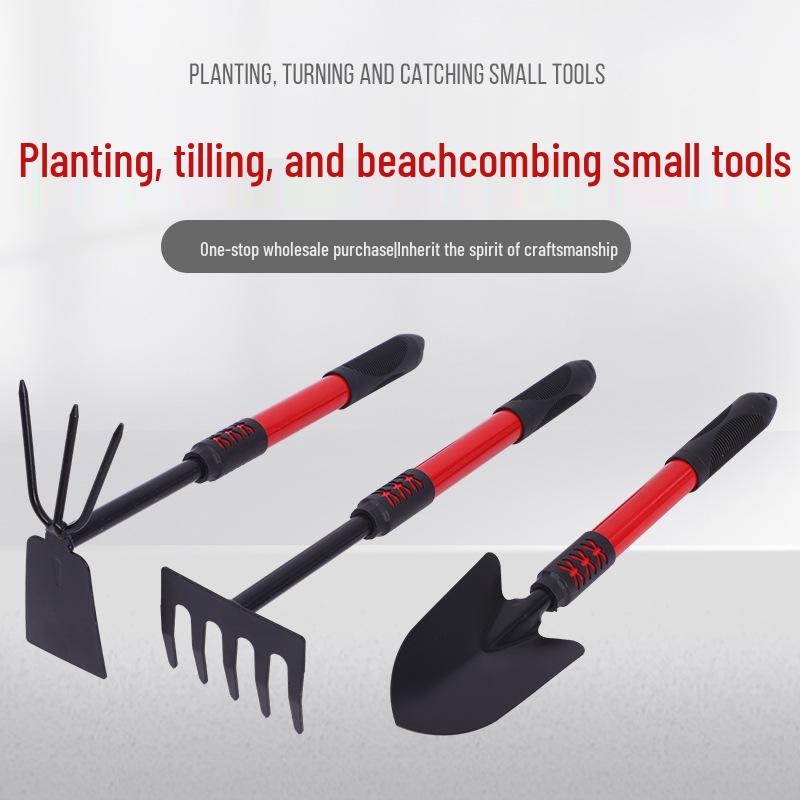 Multifunctional Gardening Tool Set: Small Shovel & Hoe for Household and Agricultural Use in Soil Turning