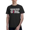 Boxing Girl Silhouette 100 Cotton Casual Breathable Confortable Manga Funny Ugus TShirts Funny Gifts