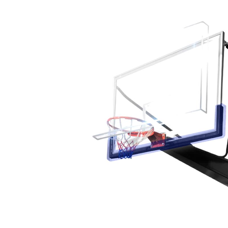 JEEANLEAN Adult Outdoor Mobile Basketball Hoop