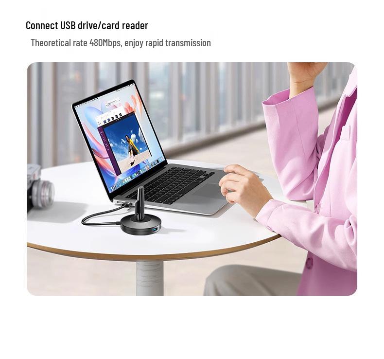 Type-C Multi-Port USB Extender Hub for Laptop/Desktop