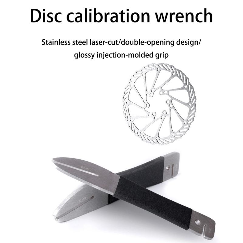 Bicycles Brake Adjuster Disc Brake Wrench Double Opening Disc Wrench Brake Pad Repair Tool Multifunctional Tool