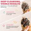Pet Paw Cleaner Foam - No-Rinse Waterless Gentle Lick-Safe, Plant Extracts Soothing Moisturizing with Soft Brush for Cats Dogs