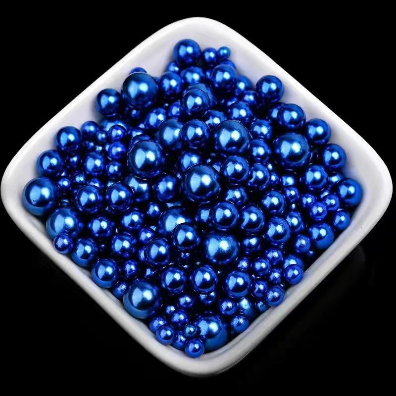 2Mm-30Mm Non-Porous Abs Imitation Pearl Water Grinding Plastic Round Bubble Beads, Shoes, Bags, Clothing Headgear, Bead Filling Accessories
