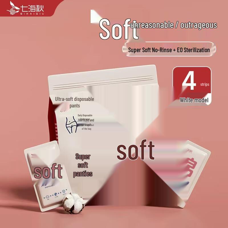 

Qihaiqiu Disposable Maternity & Travel Underwear (4-Pack) 2XL