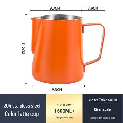 Shangqi 304 Stainless Steel Latte Art Milk Frothing Pitcher