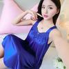 Women's Imitation Silk Nightgown & Pajamas - Summer Ice Silk Camisole, Large Size, Comfortable Homewear