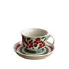 OLOEY Finnish Vintage Hand-Painted Ceramic Coffee Cup Set