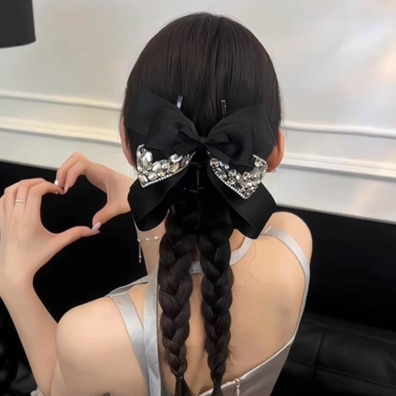 Elegant Butterfly Knot Hair Clip Women'S Summer  Style Hair Clip  Personality Back Of Head Shark Clip Hair Accessory