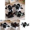 Adorable Cute Plush Spider Keychain Charm Soft Toy Doll Cartoon Accessory 12cm